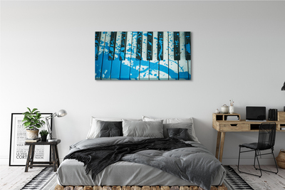 Quadro em tela Tinta para piano