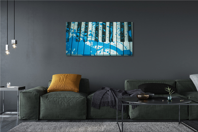 Quadro em tela Tinta para piano