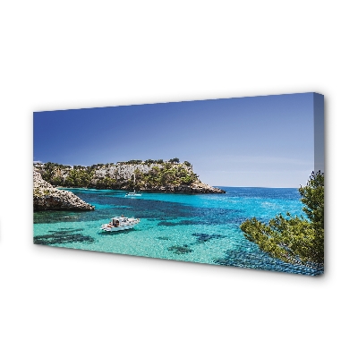 Quadro em tela Costa do Mar das Falésias da Espanha