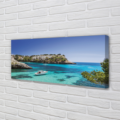 Quadro em tela Costa do Mar das Falésias da Espanha