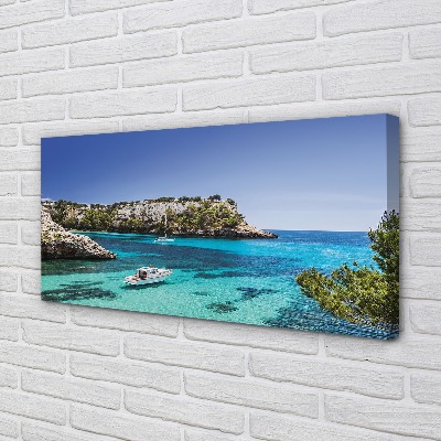 Quadro em tela Costa do Mar das Falésias da Espanha