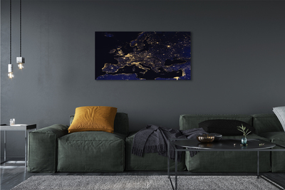 Pintura em tela Luzes do mapa do céu