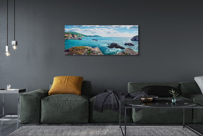 Quadro em tela Montanhas do Mar da Grécia