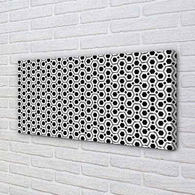 Pintura em tela Hexágonos