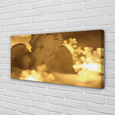 Pintura em tela Anjo Reclinado da Lâmpada