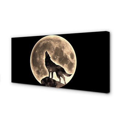 Quadro em tela Lua do Lobo