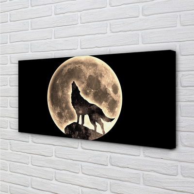 Quadro em tela Lua do Lobo