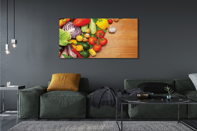 Quadro em tela Cogumelos de abobrinha com alho