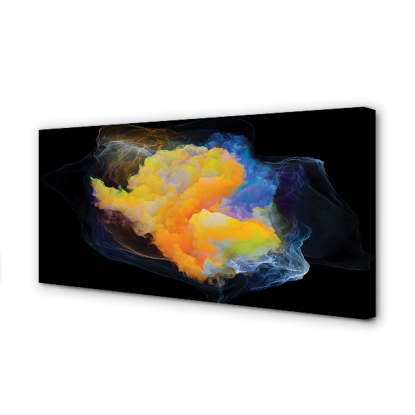 Quadro em tela Fractais coloridos