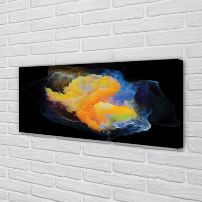 Quadro em tela Fractais coloridos