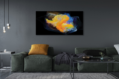 Quadro em tela Fractais coloridos