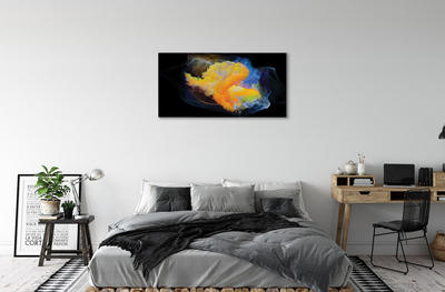 Quadro em tela Fractais coloridos