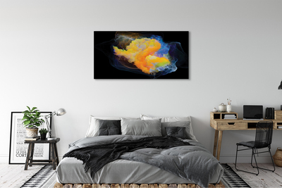 Quadro em tela Fractais coloridos