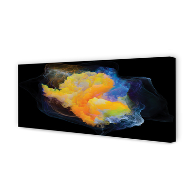 Quadro em tela Fractais coloridos