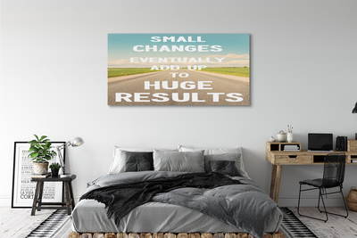 Pintura em tela Rua, prado, céu