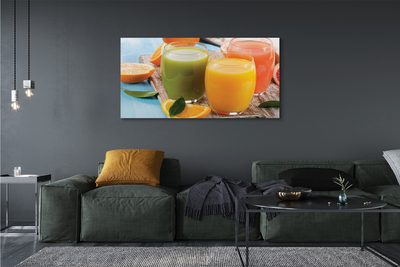 Quadro em tela Copos coloridos para coquetel