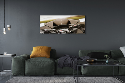 Pintura em tela Montanhas do céu da estrada da motocicleta