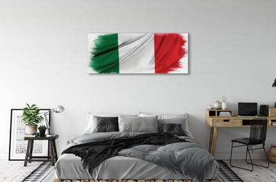 Quadro em tela bandeira italiana