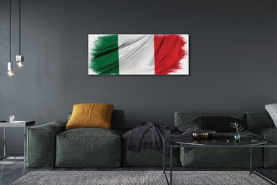 Quadro em tela bandeira italiana