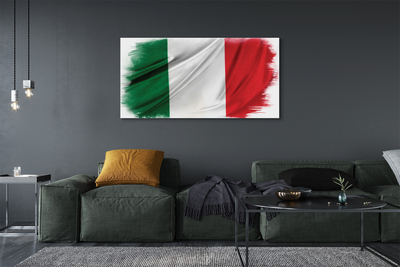 Quadro em tela bandeira italiana
