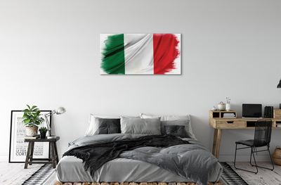 Quadro em tela bandeira italiana