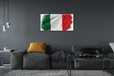 Quadro em tela bandeira italiana
