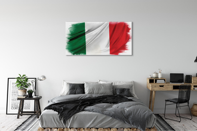 Quadro em tela bandeira italiana