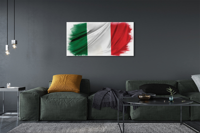Quadro em tela bandeira italiana