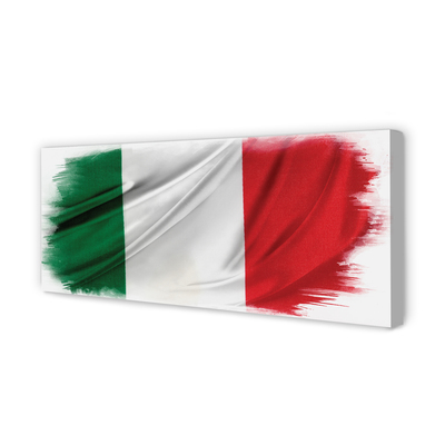 Quadro em tela bandeira italiana