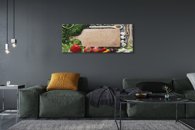 Pintura em tela Tábua de especiarias de salsa