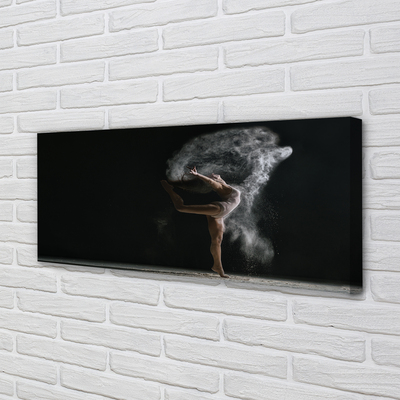 Quadro em tela Mulher fuma