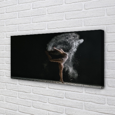 Quadro em tela Mulher fuma