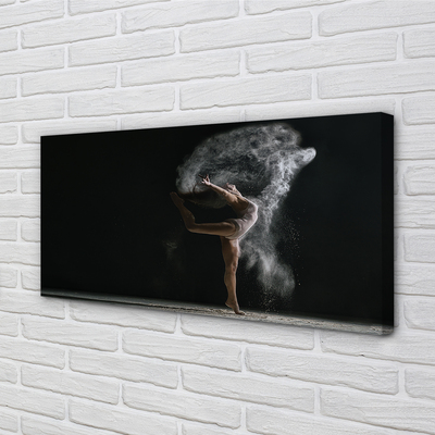 Quadro em tela Mulher fuma