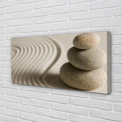Quadro em tela Estrutura de areia e pedra