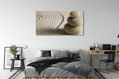 Quadro em tela Estrutura de areia e pedra