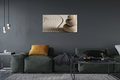 Quadro em tela Estrutura de areia e pedra