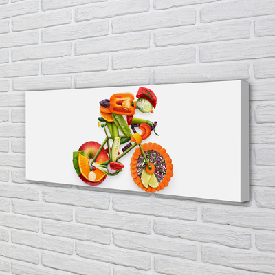 Pintura em tela Um homem feito de vegetais