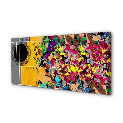 Pintura em tela Cores de violão acústico