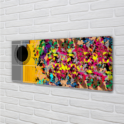 Pintura em tela Cores de violão acústico