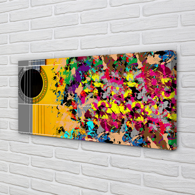 Pintura em tela Cores de violão acústico