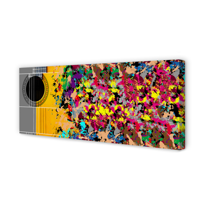 Pintura em tela Cores de violão acústico