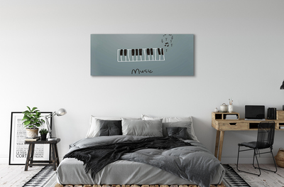 Quadro em tela Partitura para piano