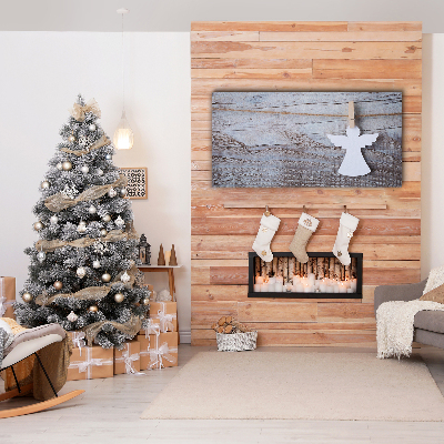 Quadro de parede em tela Anjo de Natal Inverno