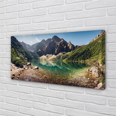 Quadro em tela Lago de montanha