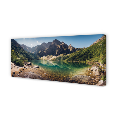 Quadro em tela Lago de montanha