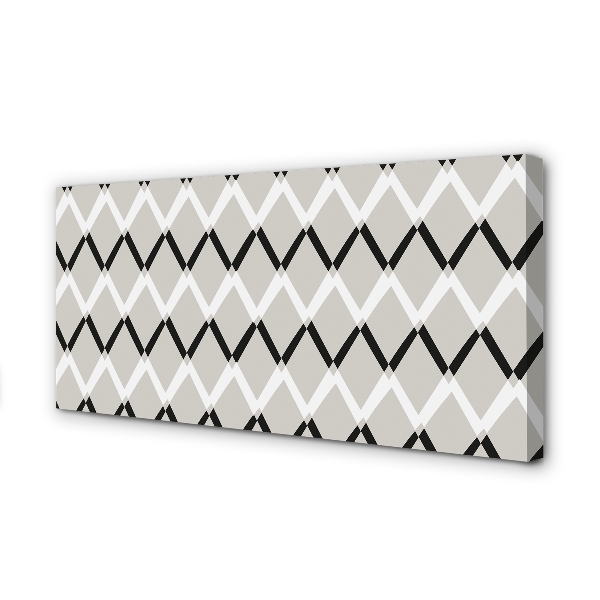 Quadro em tela Padrão de diamante