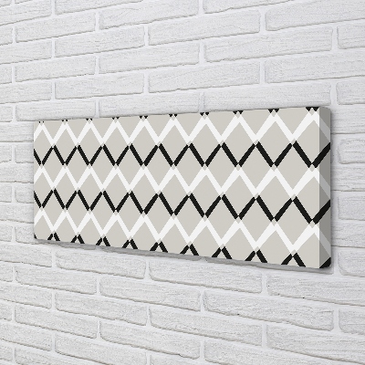 Quadro em tela Padrão de diamante