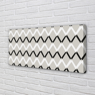 Quadro em tela Padrão de diamante