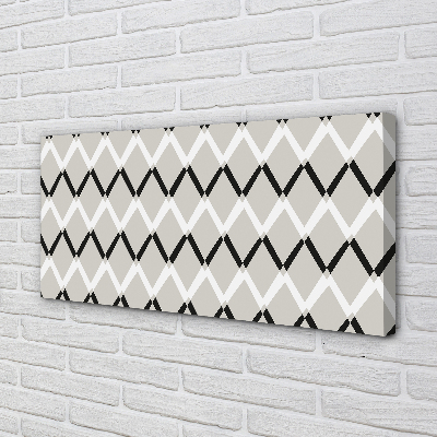 Quadro em tela Padrão de diamante