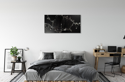 Quadro em tela Gotas de água espirrando